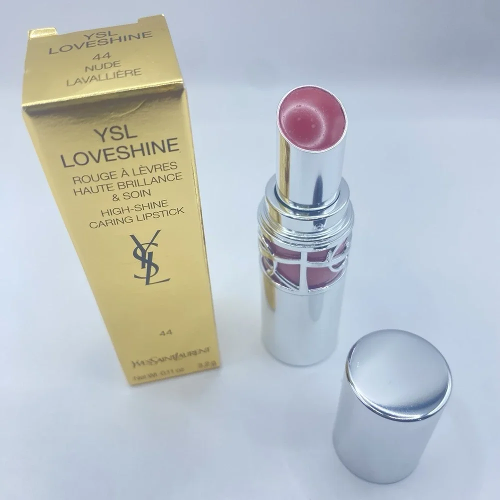 YSL loveshine 44 Nude lavalliere High Shine Caring Lipstick full size 3.2g